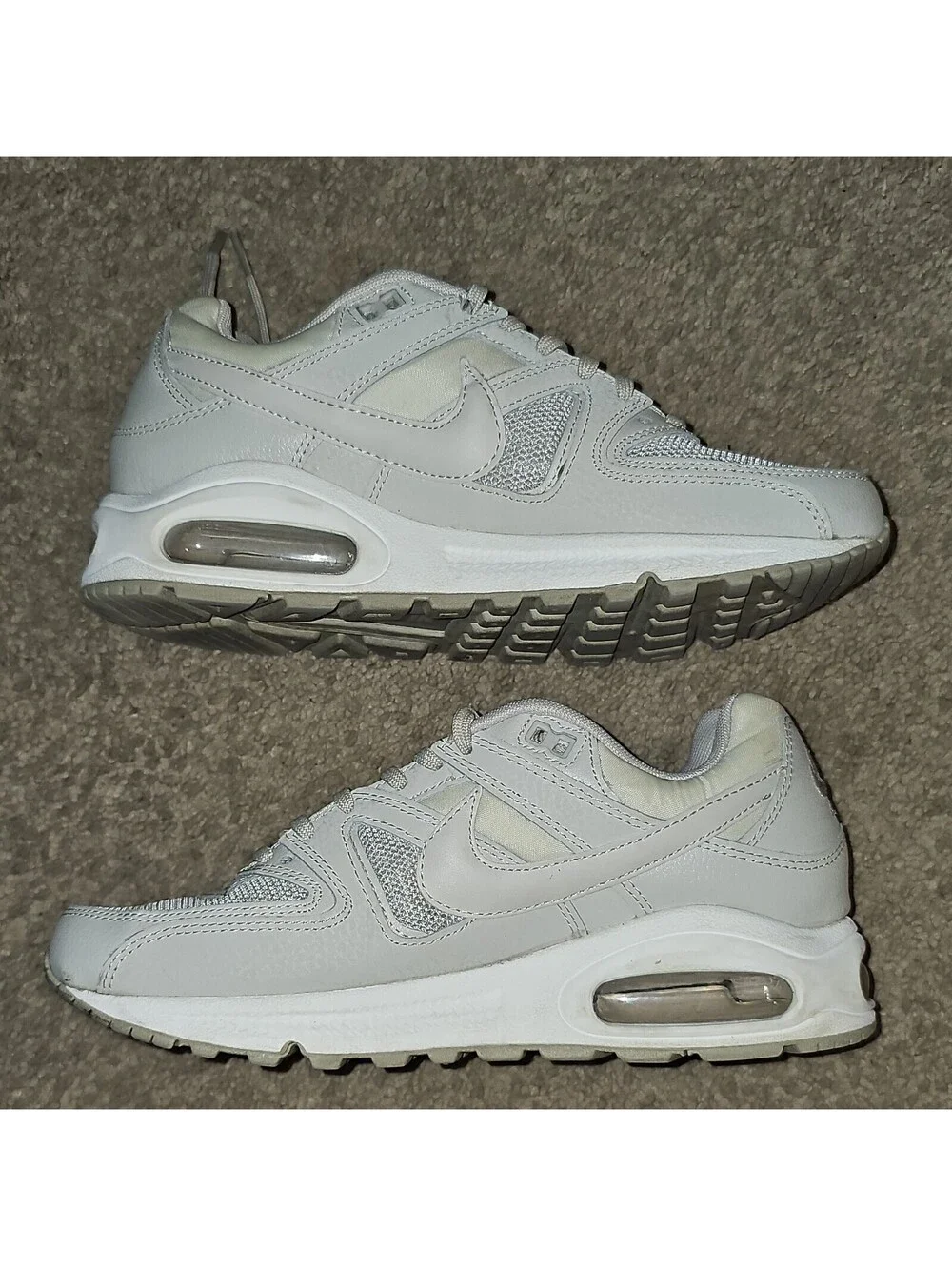 Nike Air Max Command Men's Low Top Lace-Up Sneakers Gray 397690-018